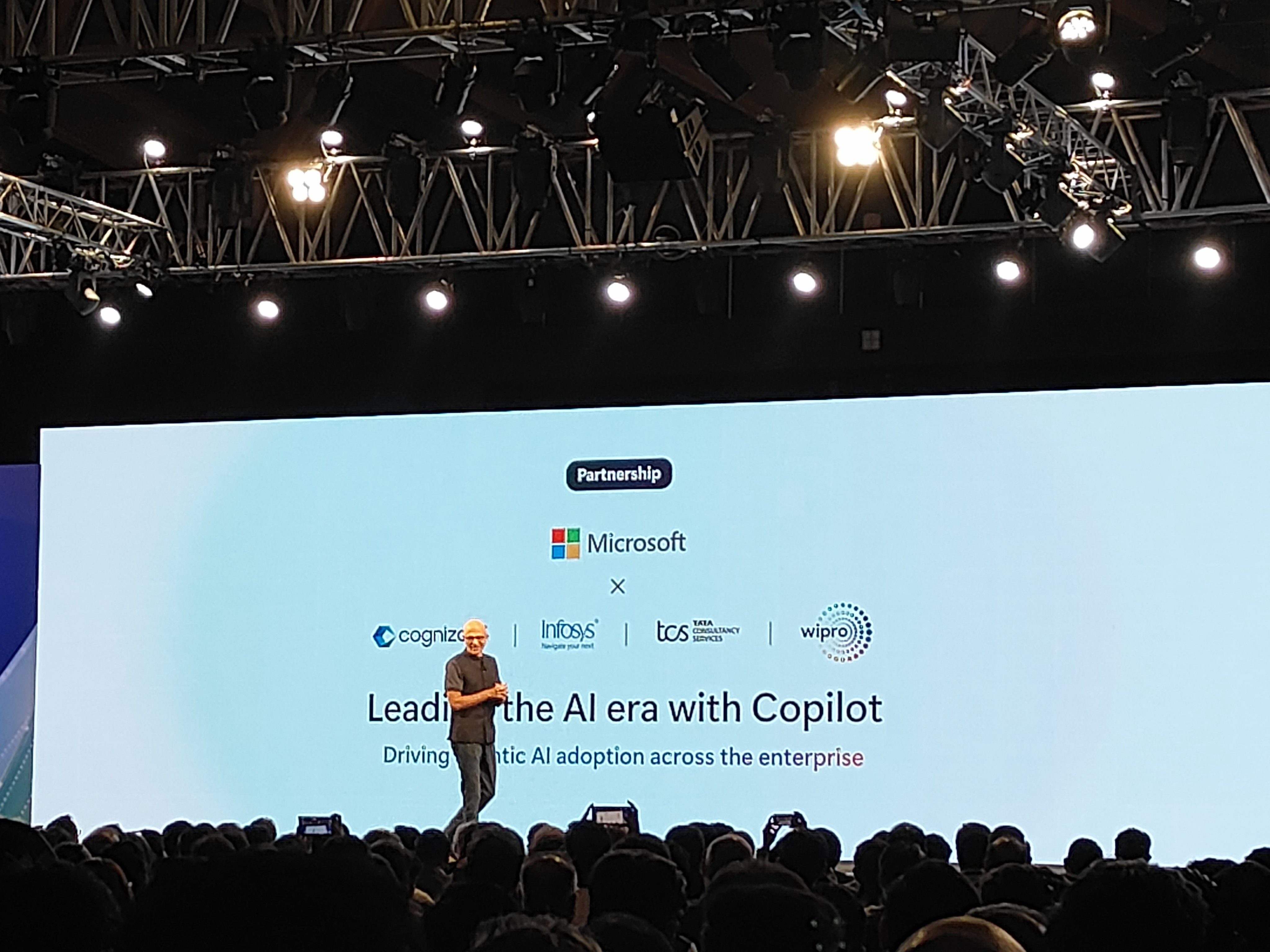 Keynote stage — Microsoft AI Tour